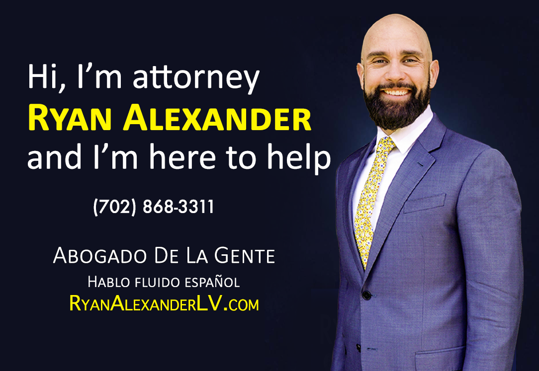 Contact Las Vegas Personal Injury Attorney - Ryan Alexander